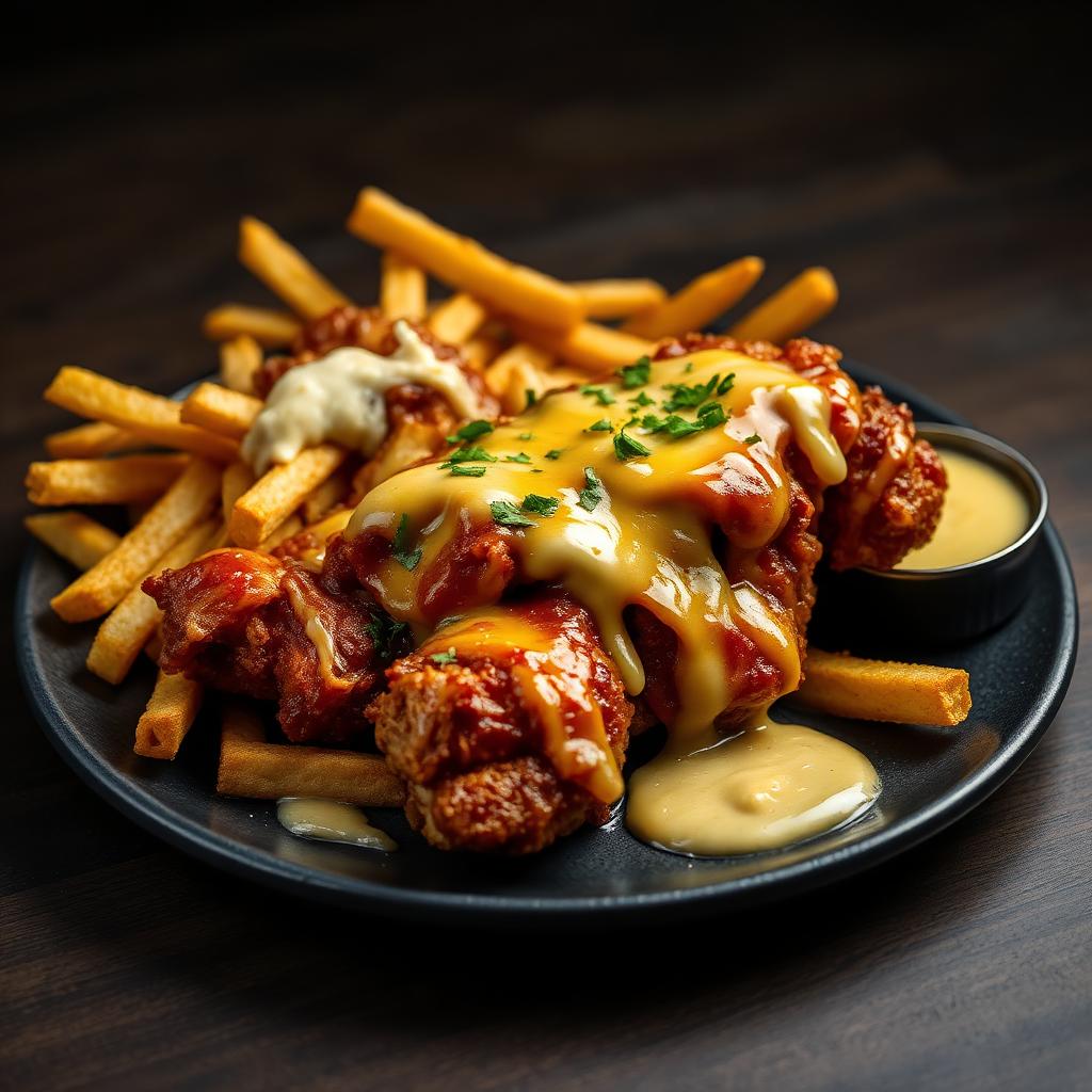Cheesy Shawarma Platter